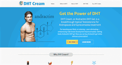 Desktop Screenshot of dhtcream.com